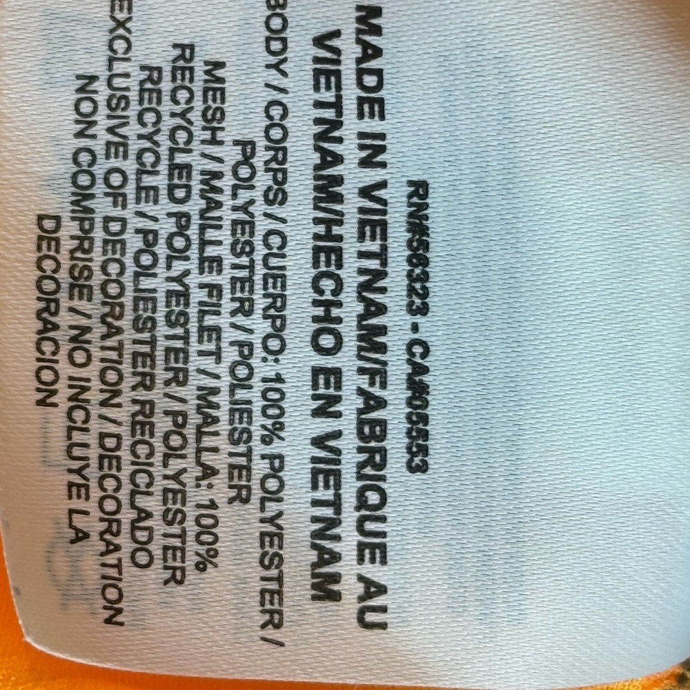 Nike Dri-Fit Women’s Racerback Orange Athletic Tank Top | Size S - Picture 13 of 13